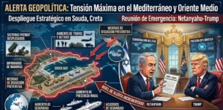 ALERTA GEOPOLITICA: El Mediterráneo en la mira tras cumbre de urgencia Netanyahu-Trump y despliegue militar en Creta