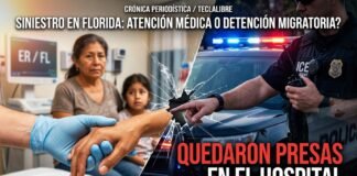 CUANDO LA SANIDAD ES UNA TRAMPA: Tras accidente, arrestan en La Florida a una madre y a su hija