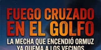 EL TABLERO SE INCENDIA EN ORMUZ