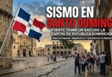 BREVE Y FUERTE SISMO SE SINTIÓ EN RD