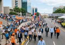 RD SE VACÍA EN MINUTOS DURANTE SIMULACRO NACIONAL