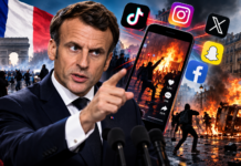 MACRON ACUSA A LAS REDES SOCIALES DE INCENDIAR FRANCIA