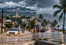 LLUVIAS EN SANTIAGO Y PUERTO PLATA