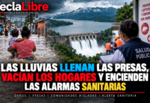 EN RD LAS LLUVIAS LLENAN LAS PRESAS, VACÍAN LOS HOGARES Y ENCIENDEN LAS ALARMAS SANITARIAS