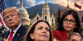 MARÍA CORINA REAPARECE EN VENEZUELA